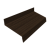 Отлив простой 50 0,45 Print Elite Coffee Wood TwinColor (3м) Центр Кровли