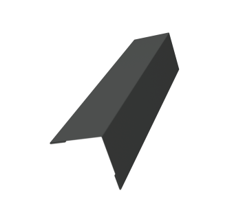 картинка Угол внешний 70х70 Grand Line 0,5 Velur RAL 7016 антрацитово-серый (2м) Центр Кровли