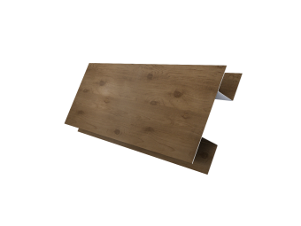 картинка Планка H-образная Экобрус 0,45 Print Premium с пленкой Pine Wood Fresh (2м) Центр Кровли