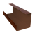 Планка угла внутреннего составная нижняя 0,45 Print Elite Cherry Wood TwinColor (3м) Центр Кровли