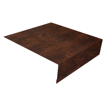 картинка Планка околооконная простая 200х50 0,4 Print Premium Cherry Wood Dark FTC (2м) Центр Кровли