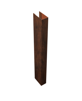 картинка Стойка Texas для калиток и ворот 0,45 Print Premium Cherry Wood Dark FTC (3м) Центр Кровли