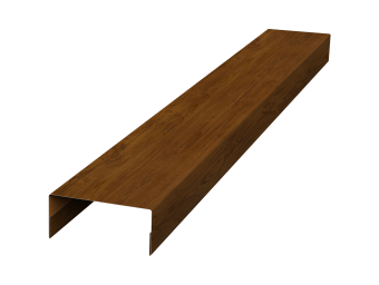картинка Крышка 30х15 жалюзи Texas 0,45 Print Elite Golden Wood TwinColor (3м) Центр Кровли