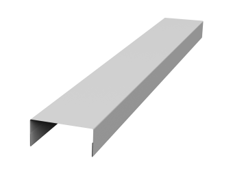 картинка Крышка 30х15 жалюзи Texas 0,45 PE-Double RAL 9003 сигнальный белый (2,5м) Центр Кровли