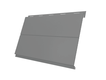 картинка Вертикаль 0,2 line 0,5 Satin с пленкой RAL 9006 бело-алюминиевый Центр Кровли