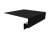 Планка околооконная сложная 200х50х12 (j-фаска) 0,5 Rooftop Бархат RAL 9005 черный (2м) Центр Кровли