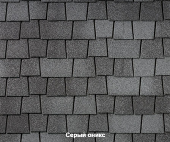 картинка Черепица гибкая RoofShield Премиум Эстейт серый оникс Центр Кровли