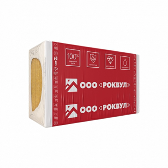 картинка Утеплитель RockWool Венти Баттс Оптима 1000х600х100 (4 шт/пач; 2,40м2; 0,24м3, 24 пач/пал) Центр Кровли