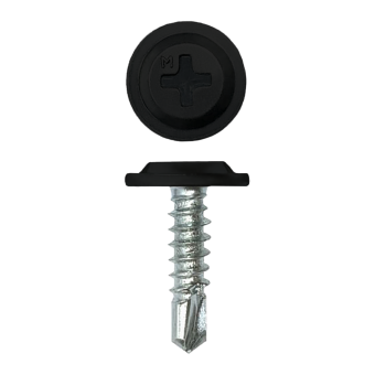 картинка Саморез ПШС Daxmer Pro 4,2х16 (1000 шт) шлиц PH2 RAL 9005 Центр Кровли