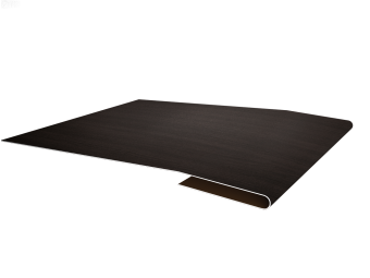 картинка Планка начальная 0,45 Print Elite Coffee Wood TwinColor (2м) Центр Кровли