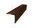 Планка завершающая 50х50 жалюзи Milan 0,45 Print Premium Cherry Wood Dark FTC (3м) Центр Кровли