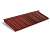 Лист композитной черепицы Metrotile WoodShake красный Центр Кровли