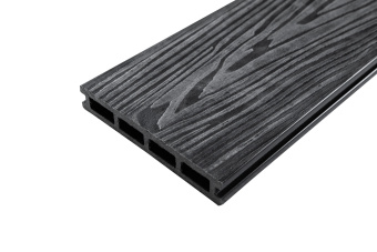 фото Террасная доска ДПК Grand Line 150х25мм 3D Винтаж Графит 3м Центр Кровли картинка Террасная доска ДПК Grand Line 150х25мм 3D Винтаж Графит 3м Центр Кровли