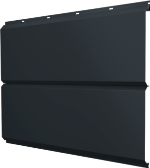 картинка ЭкоБрус новый Grand Line 0,5 GreenCoat Pural БТ матовый с пленкой RR2H3 (RAL 7016 антрацитово-серый) Центр Кровли