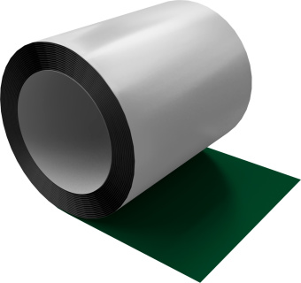 картинка Отмотка Inside Grand Line с внутренним диаметром намотки 600мм 0,5 Satin Matt TX RAL 6005 зеленый мох Центр Кровли