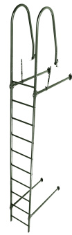 картинка Лестница стеновая Grand Line RAL 6020 2,76м Центр Кровли