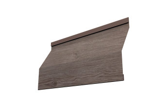 картинка Ламель забора жалюзи Milan Slim 0,45 Print Elite с пленкой White Wood TwinColor Центр Кровли