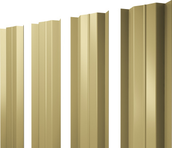 картинка Штакетник М-образный B с прямым резом Grand Line 0,4 PE RAL 1014 слоновая кость Центр Кровли