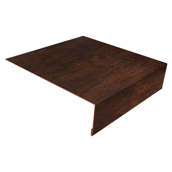 картинка Планка околооконная простая 200х75 0,4 Print Premium Cherry Wood Dark FTC (2м) Центр Кровли