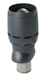картинка Выход вентиляционный Vilpe Flow XL 200/ИЗ/500 серый Центр Кровли