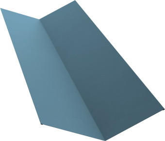 картинка Планка ендовы верхней 145х145 Grand Line 0,45 Drap TX RAL 5024 пастельно-синий (2м) Центр Кровли