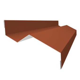 фото Планка примыкания внакладку 25х17х35х17 0,45 Drap TR RAL 8004 терракота (3м) Центр Кровли картинка Планка примыкания внакладку 25х17х35х17 0,45 Drap TR RAL 8004 терракота (3м) Центр Кровли