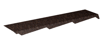 картинка Примыкание резное правое Gerard 1,2 м (сталь), цвет 121 Центр Кровли