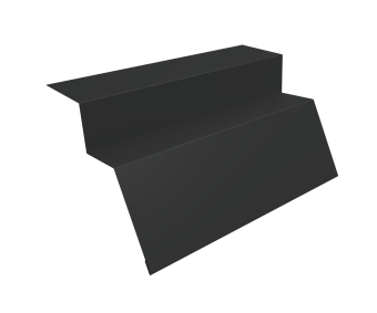 фото Планка карнизная для металлочерепицы квинта Uno 0,45 PE-Double с пленкой RAL 7016 антрацитово-серый (2м) Центр Кровли картинка Планка карнизная для металлочерепицы квинта Uno 0,45 PE-Double с пленкой RAL 7016 антрацитово-серый (2м) Центр Кровли