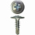 Саморез ПШС Daxmer Premium 4,2х13 (800шт) шлиц PH2, цинк Центр Кровли