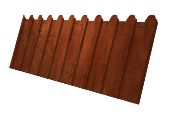 фото Профнастил С8A v01 фигурный 0,45 Print Elite Rowan TwinColor Центр Кровли картинка Профнастил С8A v01 фигурный 0,45 Print Elite Rowan TwinColor Центр Кровли