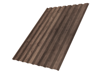 картинка Профнастил С20A 0,45 Print Premium Almond Wood Fresh Центр Кровли