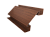 Угол внутренний сложный 75мм 0,45 Print Elite Choco Wood TwinColor (3м) Центр Кровли