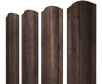 фото Штакетник Круглый фигурный 0,45 Print Premium Almond Wood Fresh Центр Кровли картинка Штакетник Круглый фигурный 0,45 Print Premium Almond Wood Fresh Центр Кровли