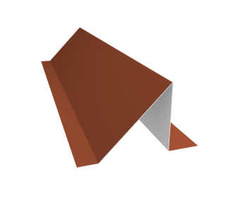 фото Планка снегозадержания малая Grand Line 0,5 Сатин с пленкой RAL 8004 терракота (2м) Центр Кровли картинка Планка снегозадержания малая Grand Line 0,5 Сатин с пленкой RAL 8004 терракота (2м) Центр Кровли