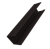 Крышка жалюзи Milan Slim 0,45 Drap-double TX RAL 9005 черный (3м) Центр Кровли