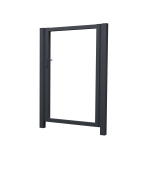 картинка Калитка Жалюзи NoLock 2,0х1 RAL 7024 без заполнения Центр Кровли