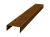 Крышка 30х15 жалюзи Texas 0,45 Print Elite Golden Wood TwinColor (3м) Центр Кровли