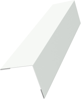 картинка Угол внешний 30х30 Grand Line 0,7 ПЭ с пленкой RAL 9003 сигнальный белый (2м) Центр Кровли