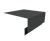 Планка околооконная сложная 250х75х18 (j-фаска) 0,45 PE-Double с пленкой RAL 7016 антрацитово-серый (3м) Центр Кровли