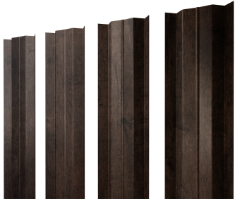 картинка Штакетник М-образный В с прямым резом 0,45 Print-Double Premium Antique Wood Центр Кровли