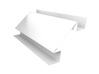 фото Угол внутренний сложный фальц 0,45 PE-Double с пленкой RAL 9003 сигнальный белый (2м) Центр Кровли картинка Угол внутренний сложный фальц 0,45 PE-Double с пленкой RAL 9003 сигнальный белый (2м) Центр Кровли