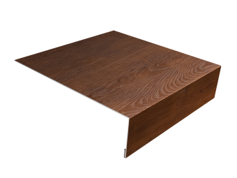 картинка Планка лобовая/околооконная простая 190х50 0,45 Print-Double Premium Golden Wood Fresh (2м) Центр Кровли