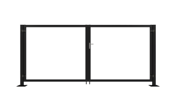 фото Ворота Жалюзи Puma 1,68х4,0 RAL 9005 без заполнения Центр Кровли картинка Ворота Жалюзи Puma 1,68х4,0 RAL 9005 без заполнения Центр Кровли