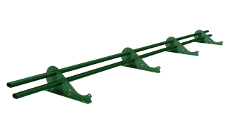 картинка Снегозадержатель трубчатый Snow Kit RAL 6002 3м Центр Кровли