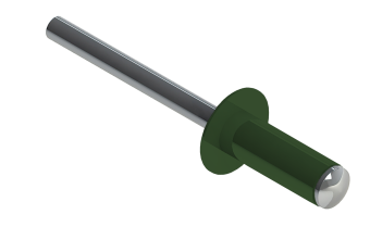 картинка Заклёпка вытяжная Daxmer 3,2х8 RAL 6002 (20х1000шт) ал/ст Центр Кровли