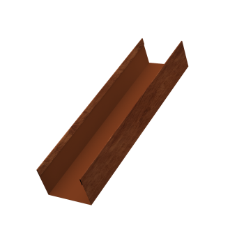 картинка Стойка жалюзи Milan,Tokyo 0,45 Print Elite Rowan TwinColor (3м) Центр Кровли