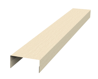 картинка Крышка 45х20 жалюзи Texas 0,45 Print Elite Milky Wood TwinColor (3м) Центр Кровли