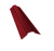Планка конька фигурного 70x70 0,45 PE с пленкой RAL 3003 рубиново-красный (2м) Центр Кровли