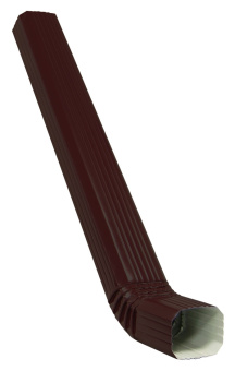 картинка Труба прямоугольная с коленом Vortex Matt 3м RR 32 Центр Кровли