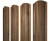 Штакетник Круглый фигурный 0,45 Print Premium Pine Wood Fresh Центр Кровли